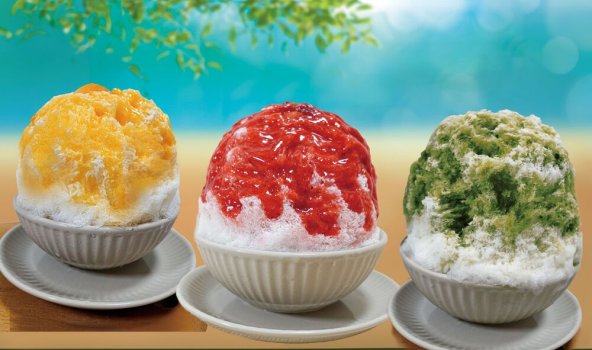 特製ミルク入り、こだわり食感のふわふわかき氷