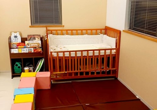 産後のお客様が来店しやすいようベビーベットをご用意しています。