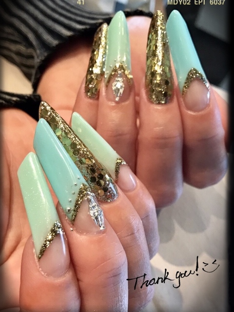 スカルプネイルです 17 04 12 水戸市のネイルサロン ネイルスクール Park Nails J